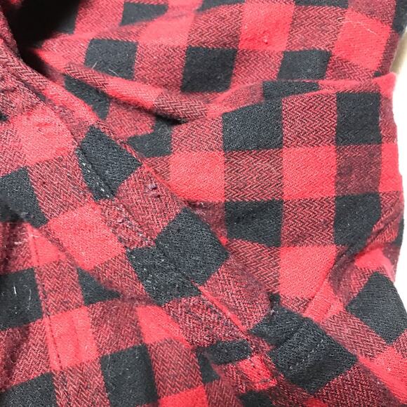 Carhartt 2X rugged flex loose fit red plaid long sleeve button up lumberjack - Picture 9 of 10